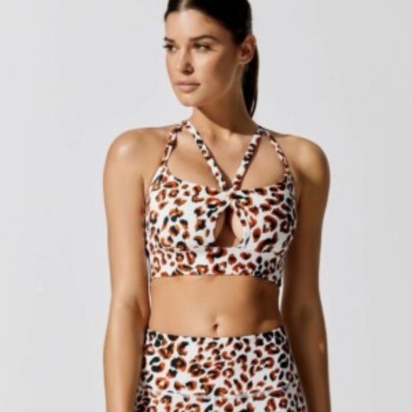 VARLEY Fountain Sport’s Bra Buckthorn Cheetah - Large - Picture 2 of 4